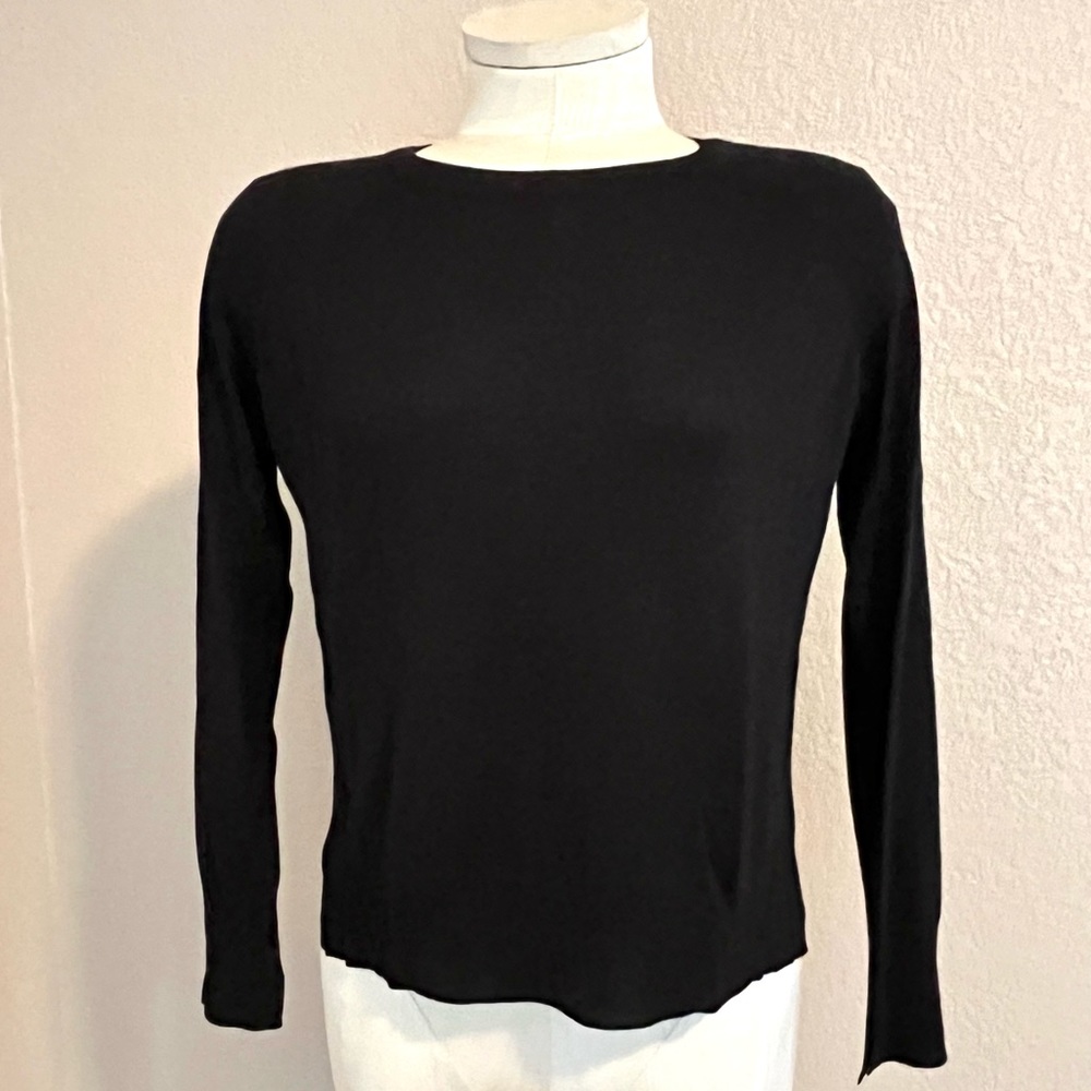 Zara black lightweight sweater